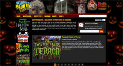 Desktop Screenshot of delawarehauntedhouses.com